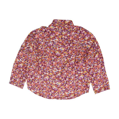 Purple Floral Button Down