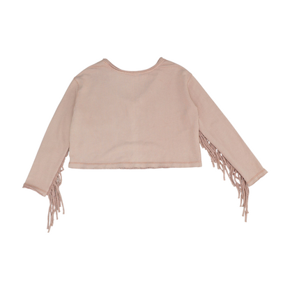Pink Solid Sweatshirt Pullover