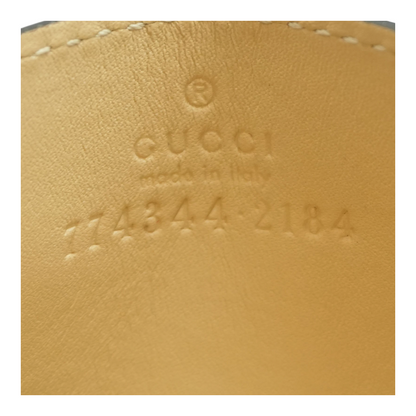 GG Supreme Canvas Horsebit Card Holder