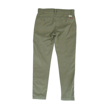 Green Slim Pants