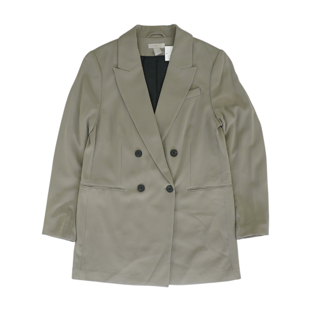 Tan Solid Blazer