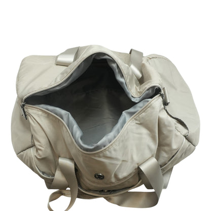 Beige Duffel Bag