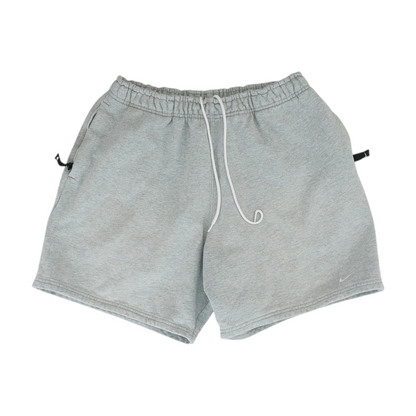 Gray Solid Active Shorts