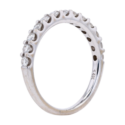 1/2 ctw 14K White Gold Diamond Band Ring