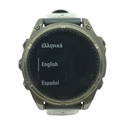 47mm Fenix 8 Solar Black Smartwatch Black Band S/M