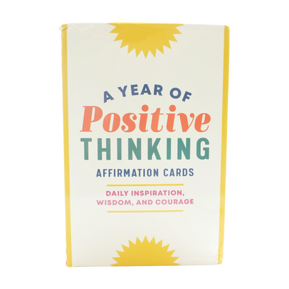 A Year of Positive Thinking Affirmation Cards