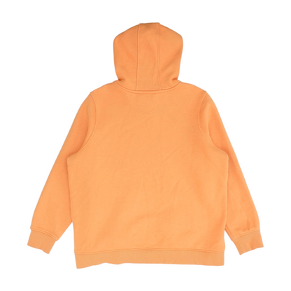 Orange Plus Solid Hoodie Pullover
