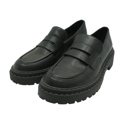 Black Slip-On Flats