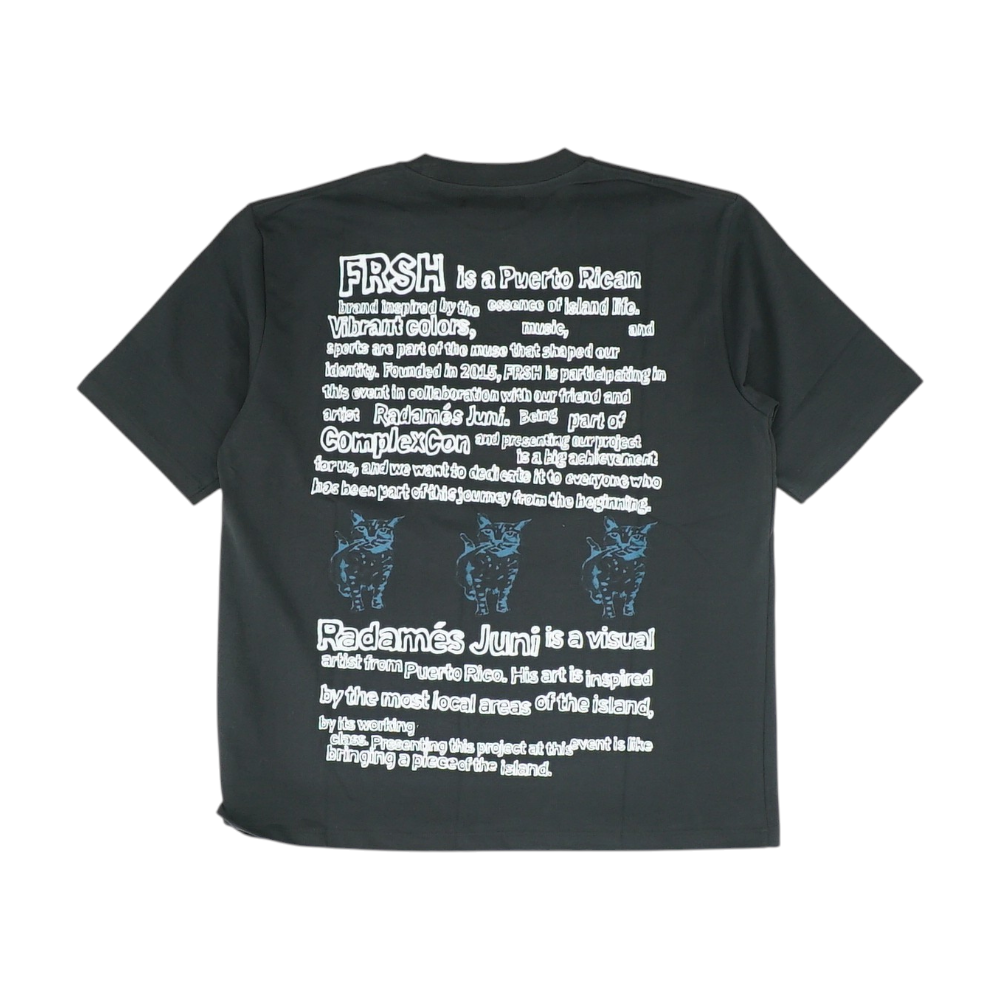 Frsh Company Black Solid T-Shirt – Image 2