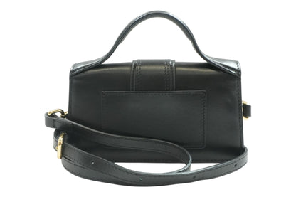 Black Le Bambino Leather Top-Handle Bag