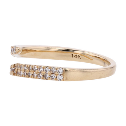 1/6 ctw 14K Yellow Gold Diamond Fashion Ring