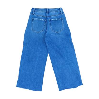 Blue Wide Leg Jeans