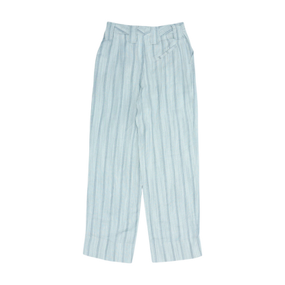 Gray Striped Pants