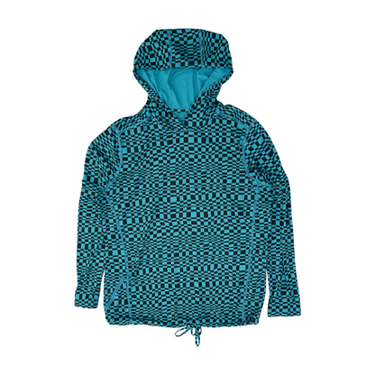 Black Geometric Hoodie Pullover