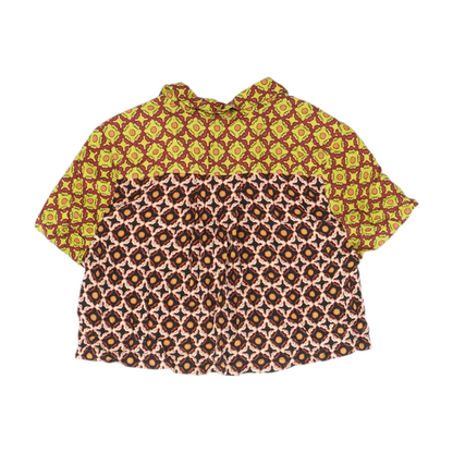 Multi Abstract Button Down