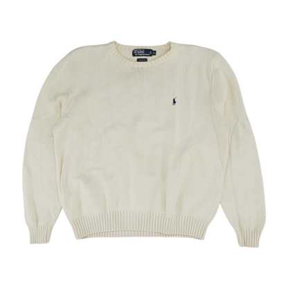 Ivory Solid Pullover Sweater