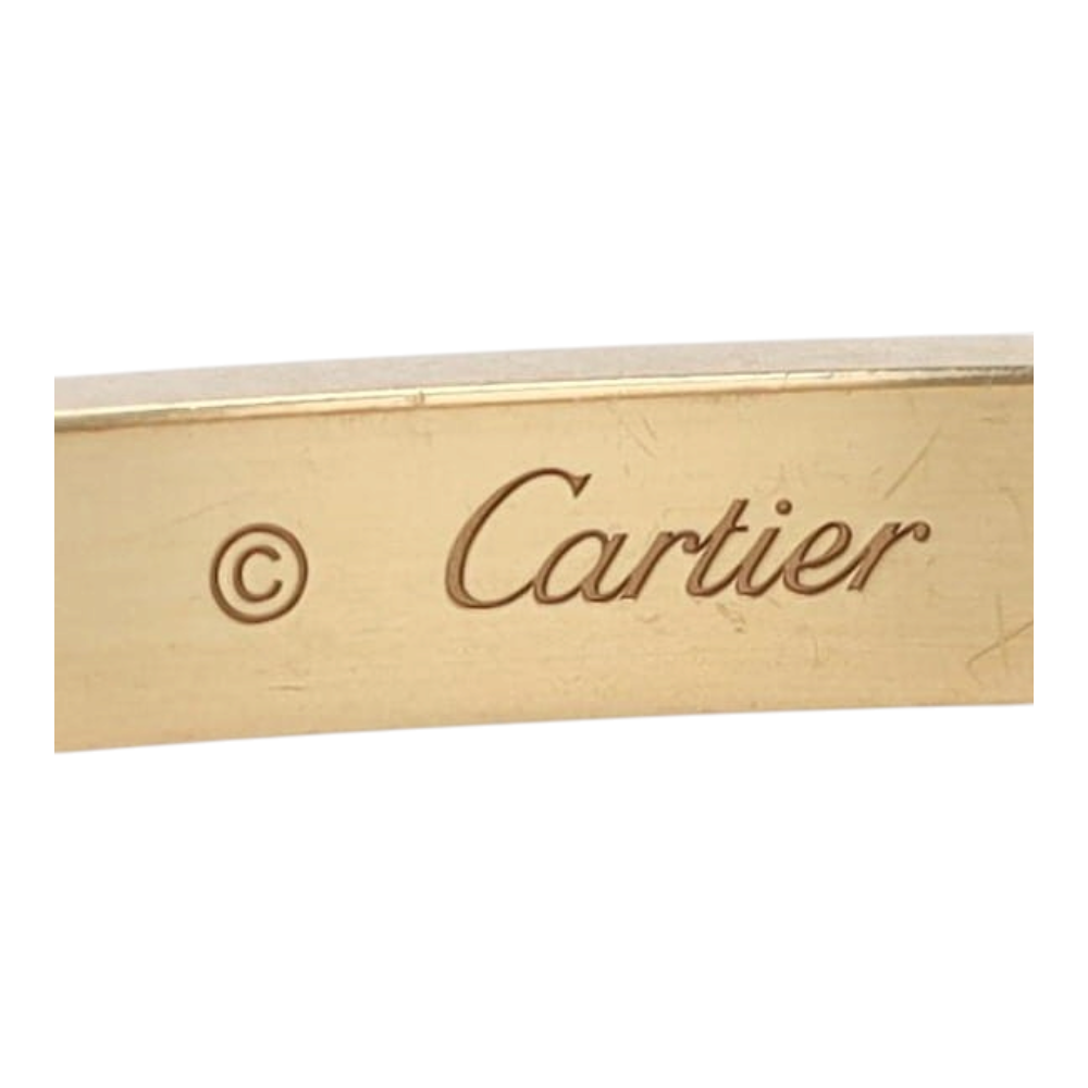 Cartier 18K Yellow Gold Bangle Bracelet – Image 4
