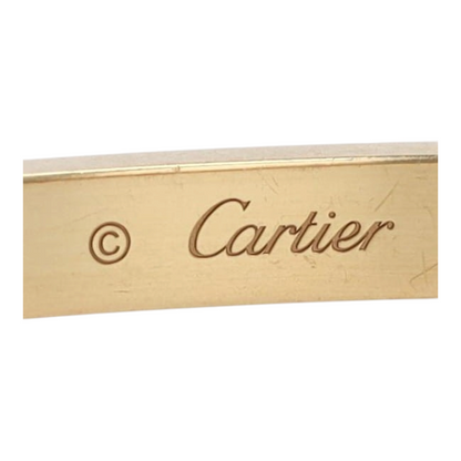 Cartier 18K Yellow Gold Bangle Bracelet – Image 4