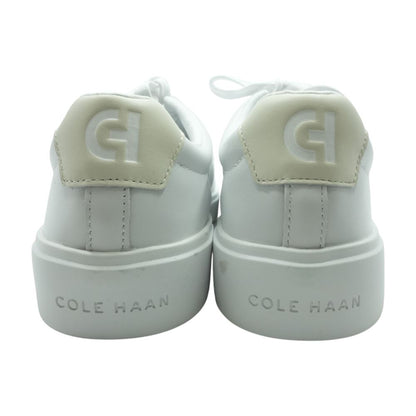 White Leather Lace Up Casual Shoes