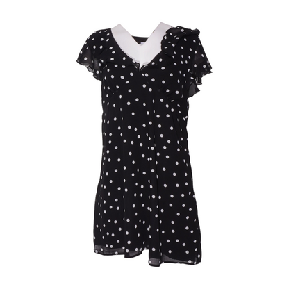 Black Polka Dot Mini Dress
