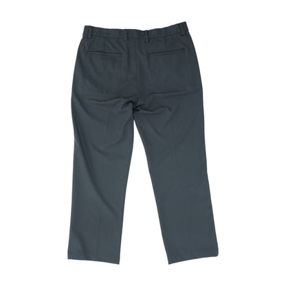 Gray Solid Dress Pants