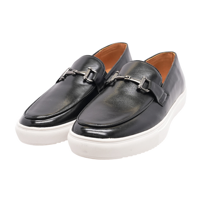 Black Slip-On Dress Shoes