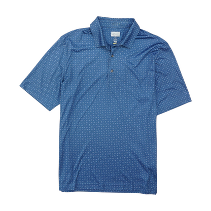 Blue Print Short Sleeve Polo