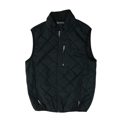 Black Solid Active Vest