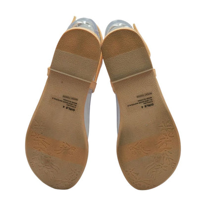 Peach Leather Sandals