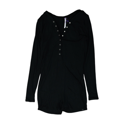 Black Solid Onesie
