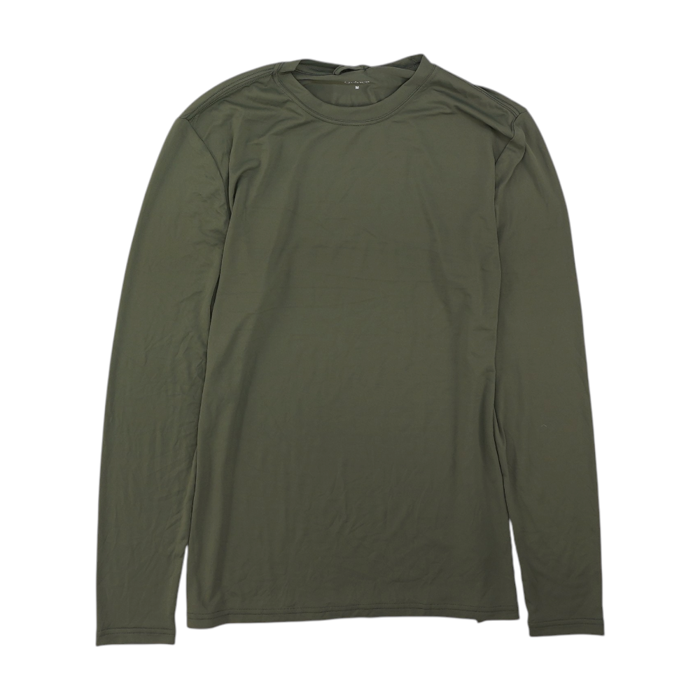 Green Solid Active T-Shirt