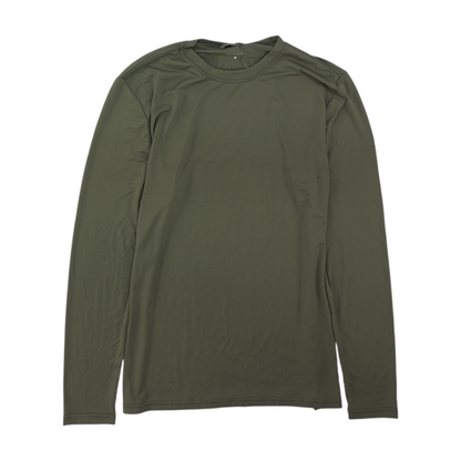 Green Solid Active T-Shirt