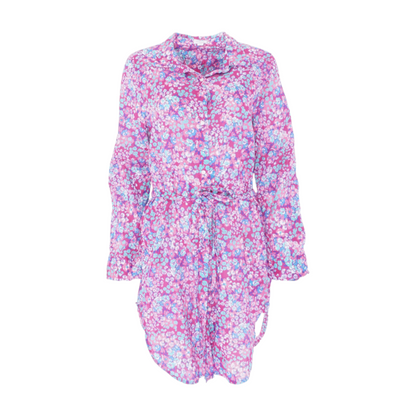 Pink Floral Mini Dress