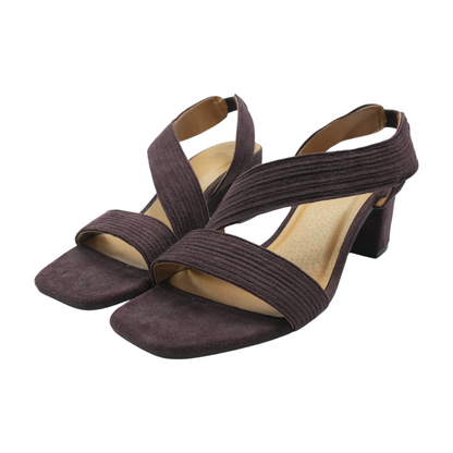 Deep Purple Block Heels