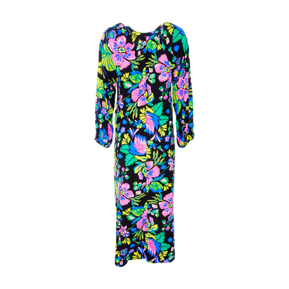 Black Floral Maxi Dress