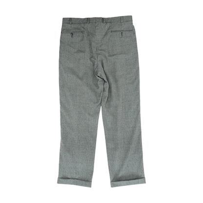Gray Houndstooth Regular Pants