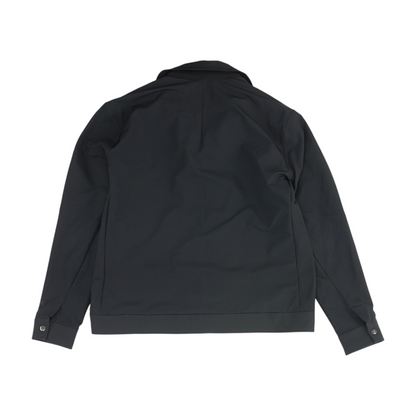 Black Solid Active Jacket