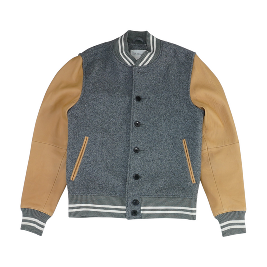 Gray Color Block Jacket