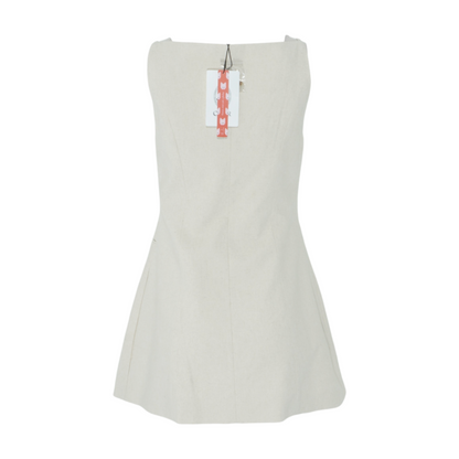 Beige Mini Dress