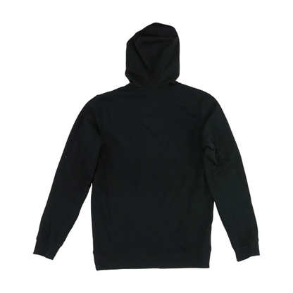 Black Solid Hoodie Pullover