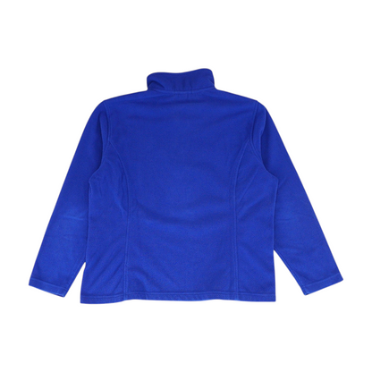 Blue Solid 1/4 Zip Pullover