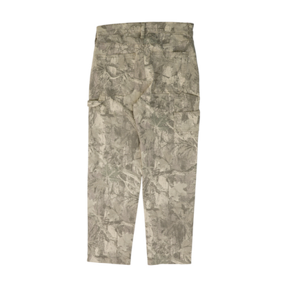 Gray Camo Straight Pants