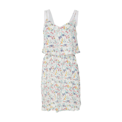Ivory Floral Mini Dress