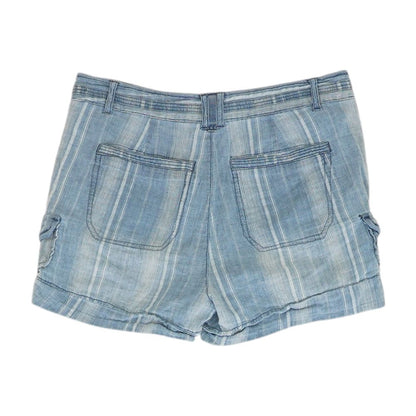 Blue Striped Shorts
