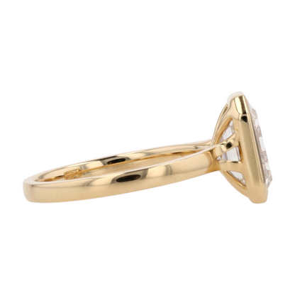 2 1/2 ct 14K Yellow Gold Lab Grown Diamond Engagement Ring