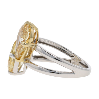 5.00 ctw 14K White Gold Lab Grown Diamond Statement Ring