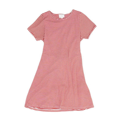 Red Striped Dress