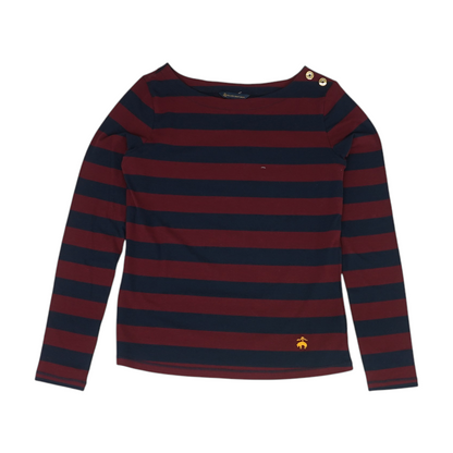 Navy Striped Blouse