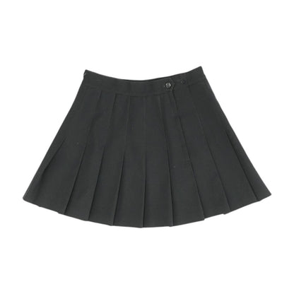 Black Solid Skirt