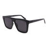 Black Name Drop Square Sunglasses